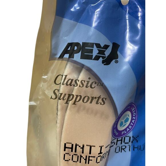 APEX Men's 10 Classic Supports Anti Shox Conform Orthotics Shoe‎ Inserts NWT - Picture 3 of 5